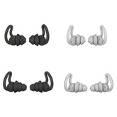 Tapones para los oídos iMeBoBo A1 Shark Fin Version Nano Silicone Sleep Noise Reduction, dos capas, tres capas